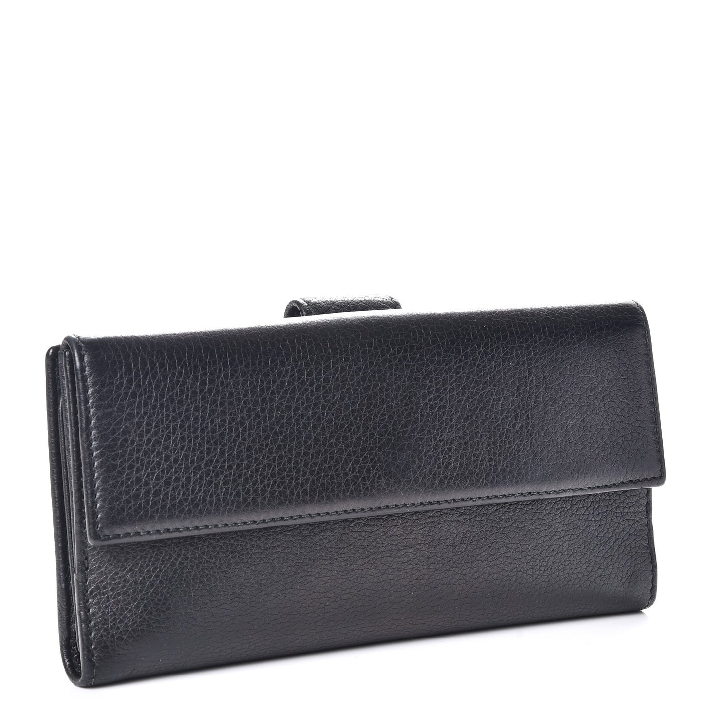 Cellarius Calfskin Miss GG Continental Wallet Black