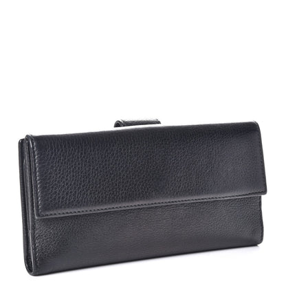Gucci Cellarius Calfskin Miss GG Continental Wallet Black 3 of 8