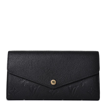 Louis Vuitton Empreinte Sarah Wallet NM Black 1 of 10
