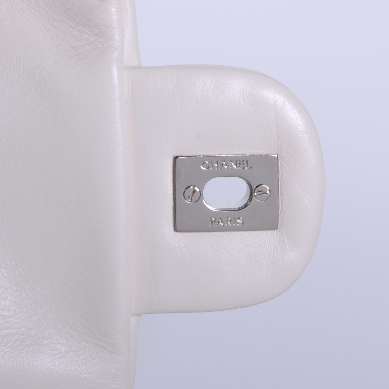 Chanel Calfskin Large Expandable Paris London Flap Bag White 9 of 9