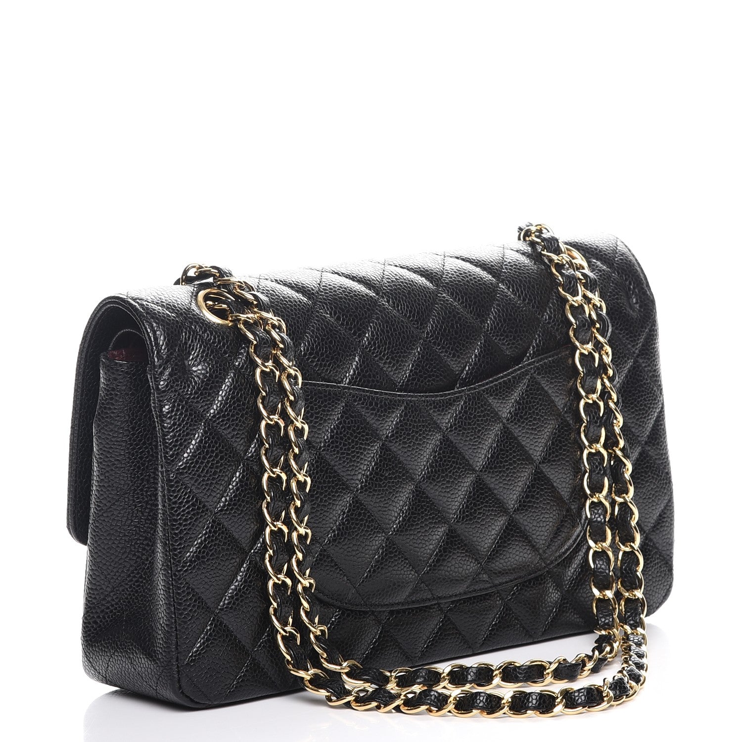Chanel Caviar Quilted Medium Double Flap Black 3 of 9