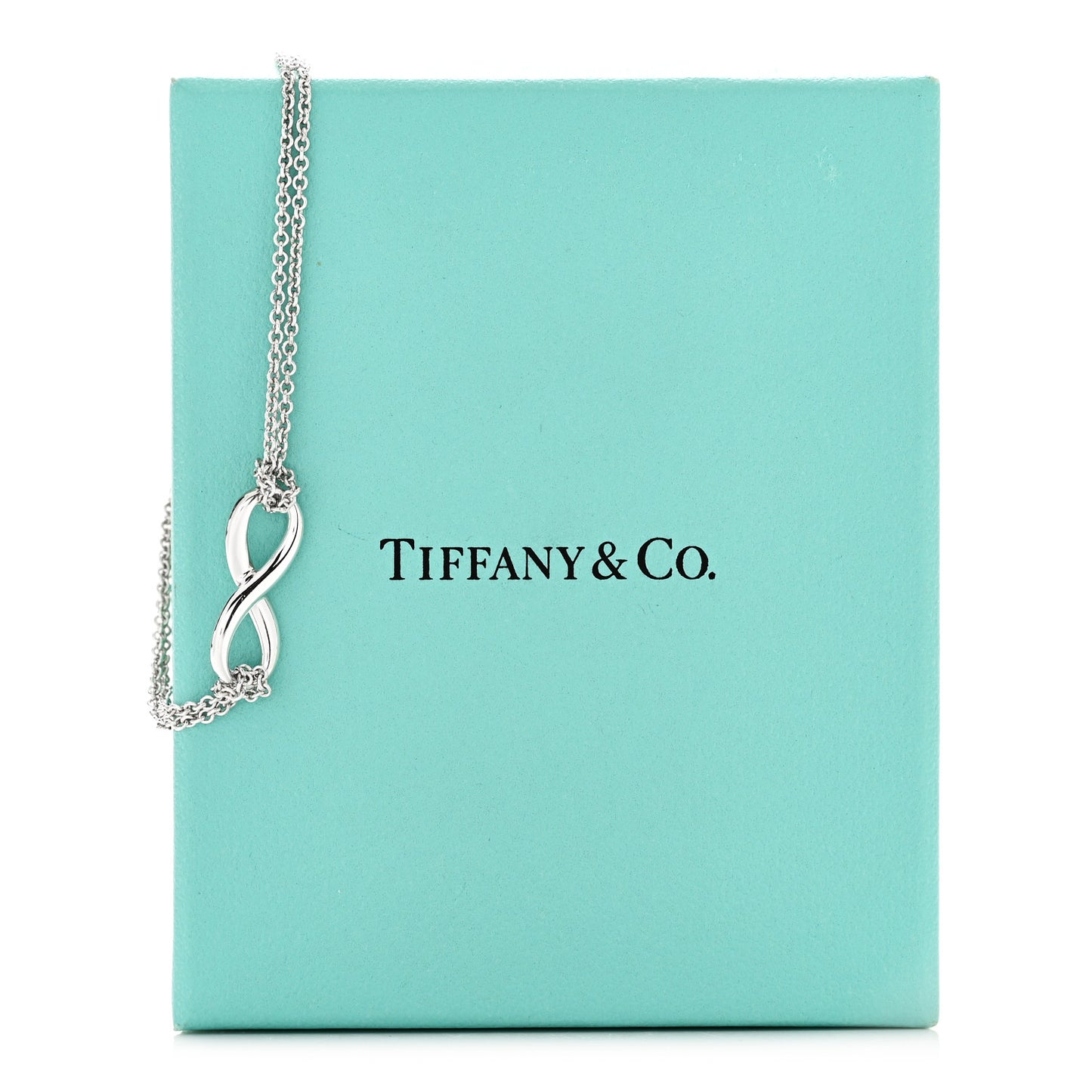 Sterling Silver Infinity Double Chain Bracelet