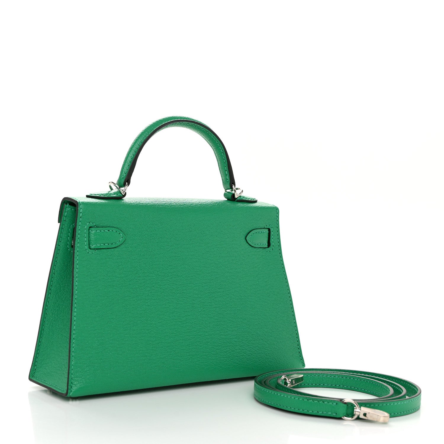 Hermes Chevre Mysore Mini Kelly Sellier 20 Menthe 3 of 13