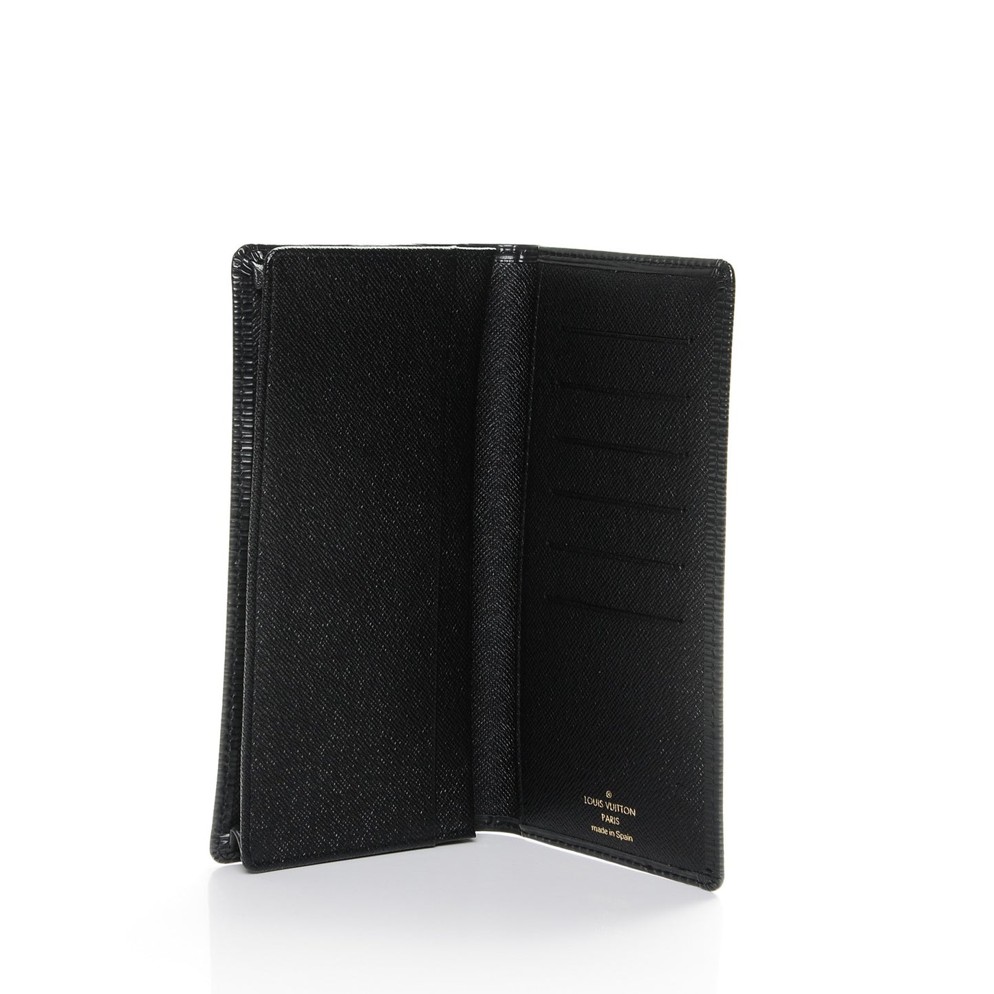 Epi Checkbook Organizer Wallet Black
