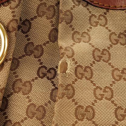 Gucci Monogram Medium Sukey Tote Brown 11 of 14