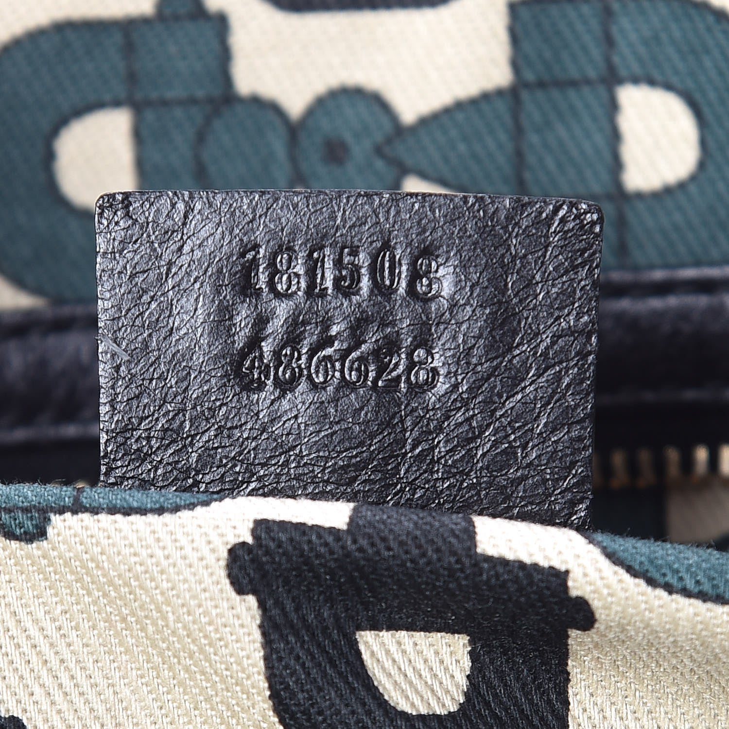 Gucci Calfskin Guccissima Signoria Bowler Bag Black 6 of 11