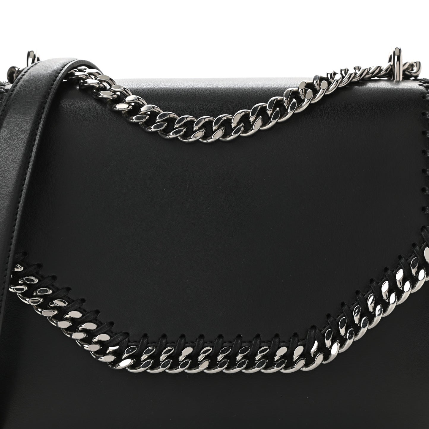 Eco Alter Nappa Medium Falabella Box Shoulder Bag Black