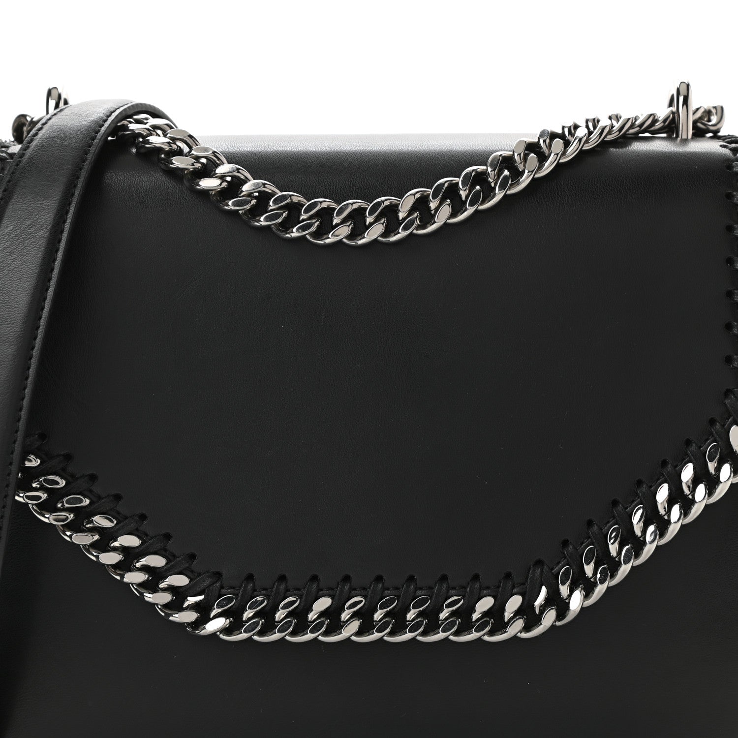 Stella McCartney Eco Alter Nappa Medium Falabella Box Shoulder Bag Black 7 of 9