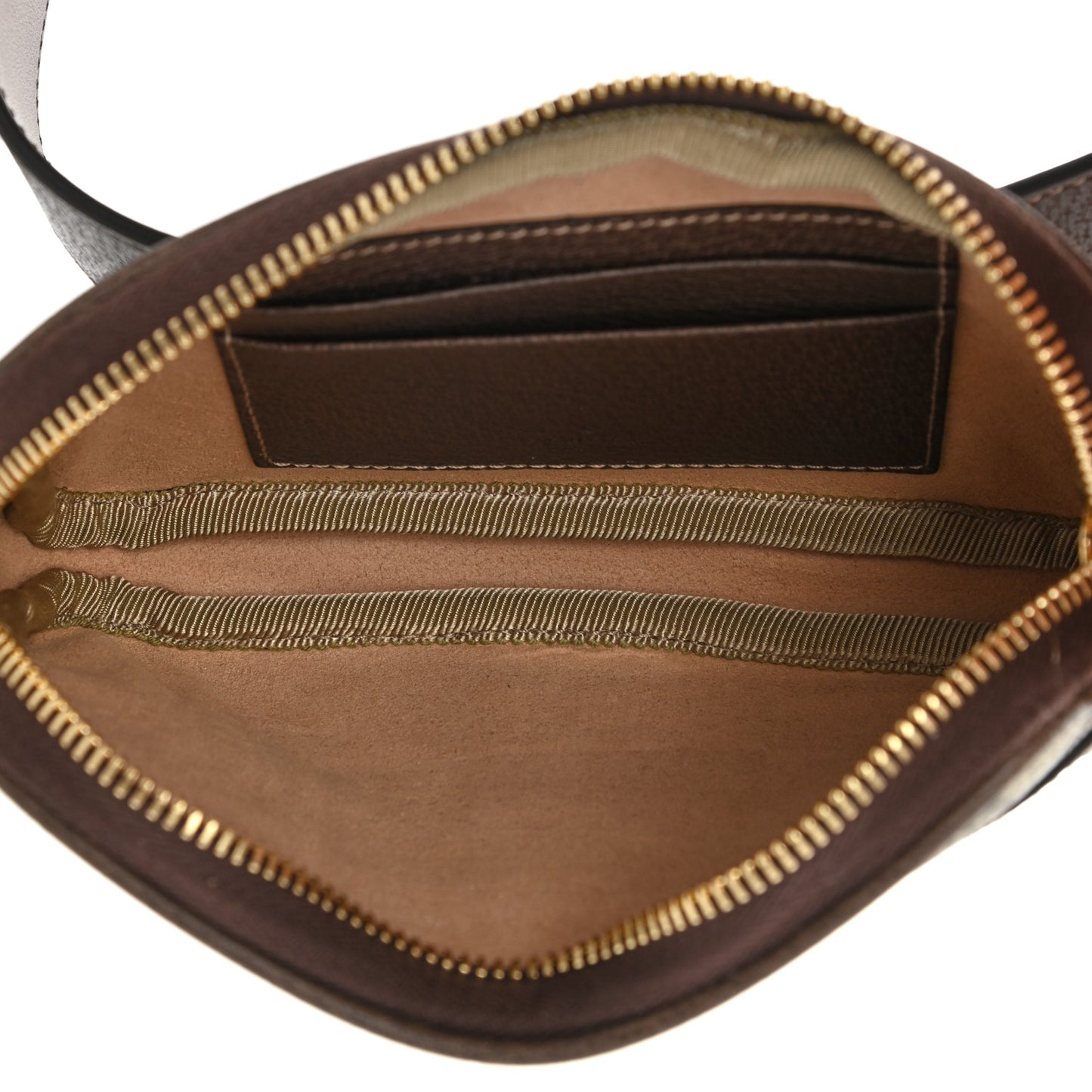 GG Supreme Monogram Ophidia Belted iPhone Case 95 38 Dark Brown