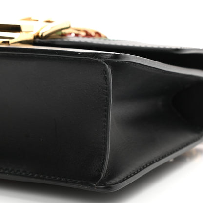 Gucci Calfskin Mini Sylvie Chain Shoulder Bag Black 10 of 11