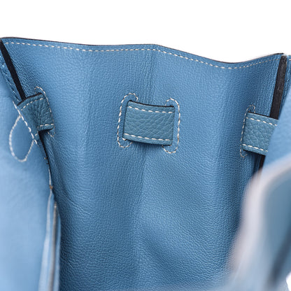 Hermes Togo Birkin 35 Blue Jean 15 of 28