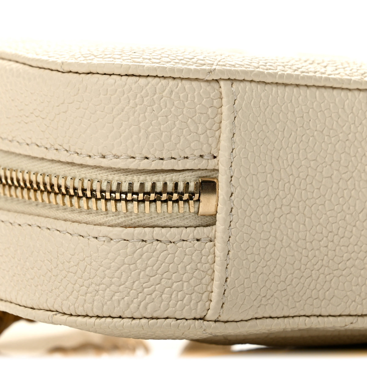 Chanel Caviar Quilted Waist Bag White 9 of 11