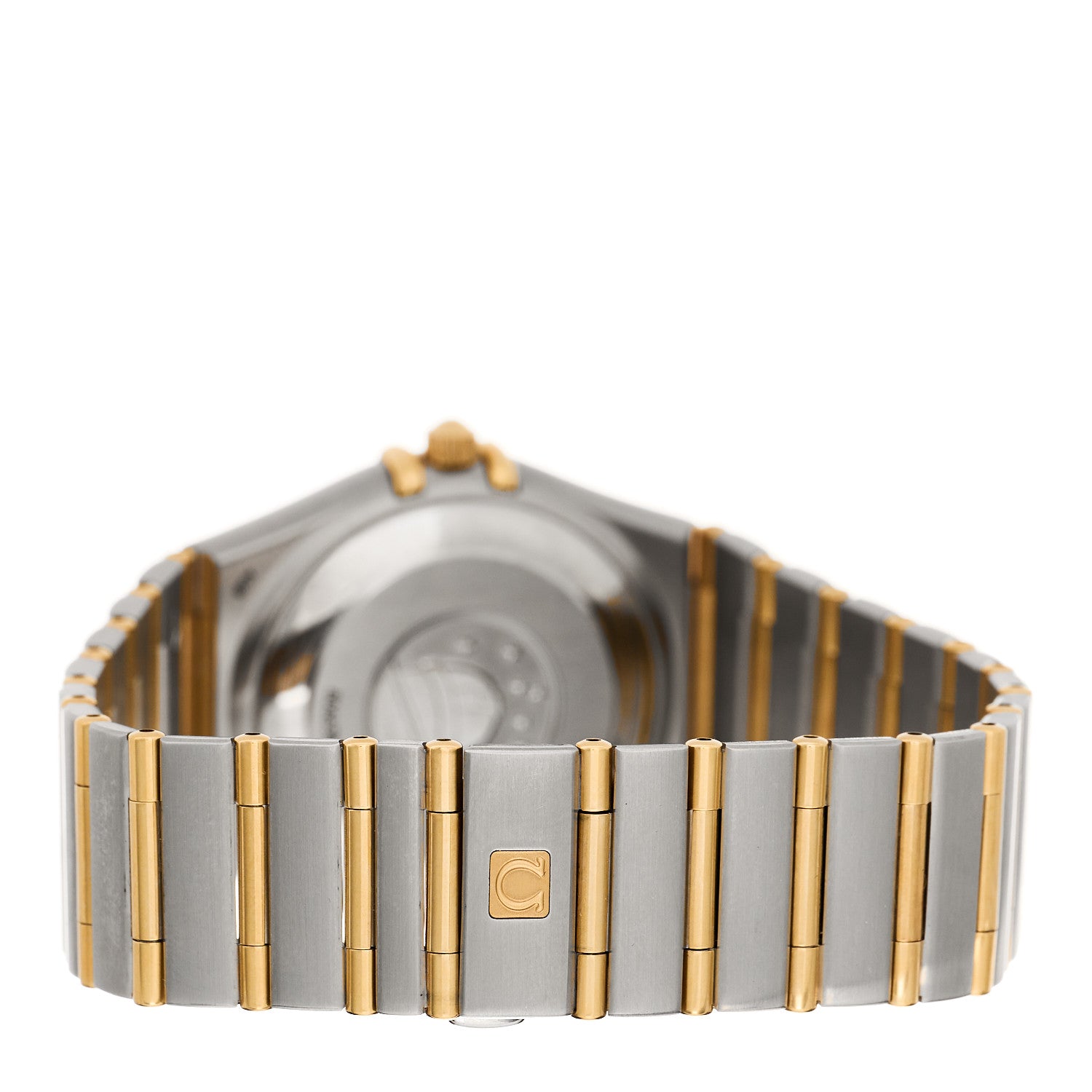 Omega Stainless Steel 18K Yellow Gold Diamond 35mm Constellation Co-Axial Automatic Watch Champagne 368.1201 3 of 4