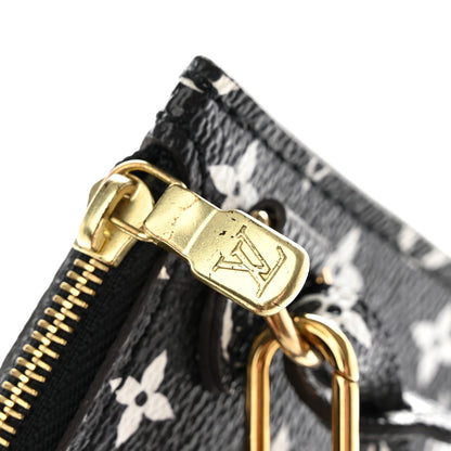 Louis Vuitton Monogram Giant Jungle Neverfull MM GM Pochette Black 8 of 9