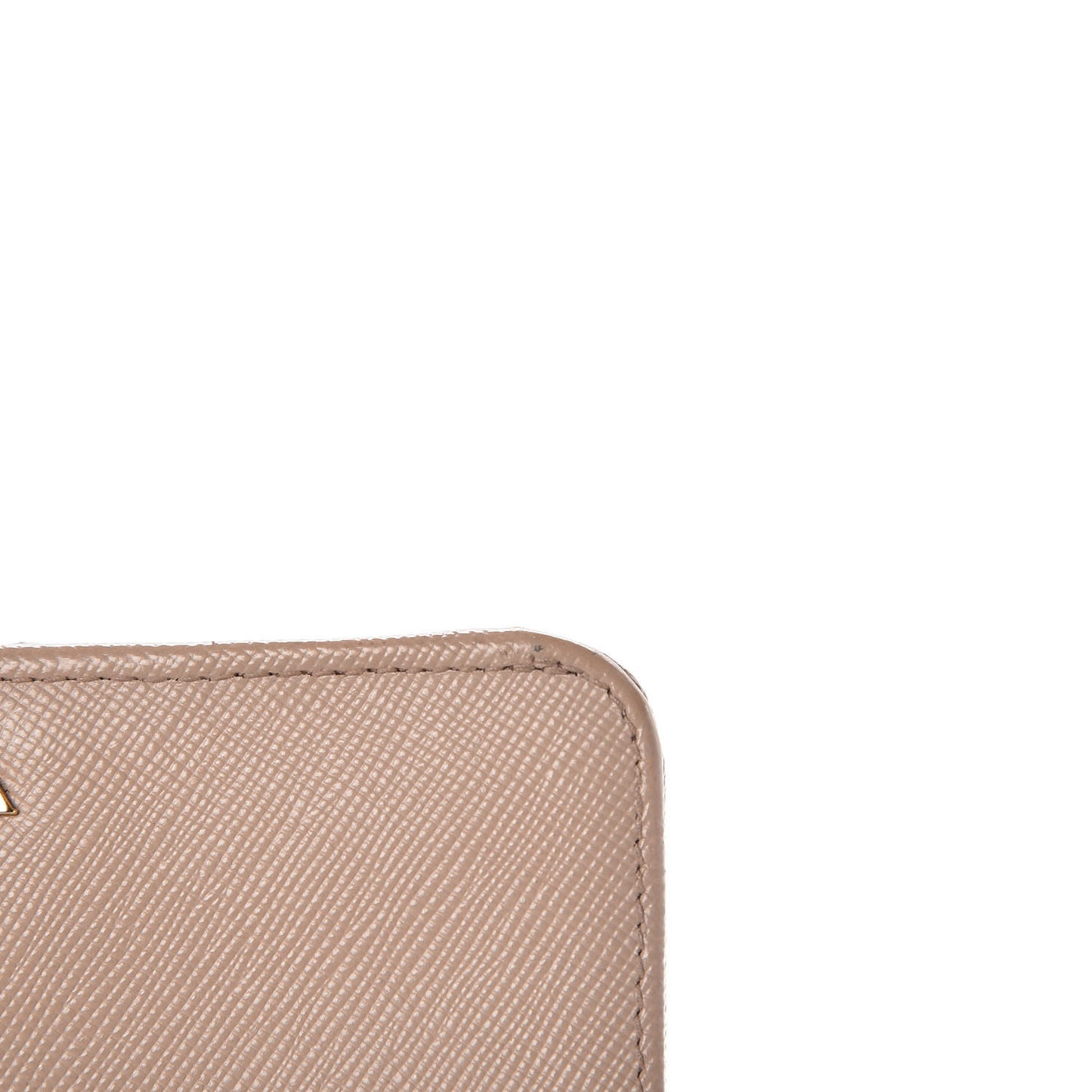 Saffiano Metal Compact Wallet Cammeo