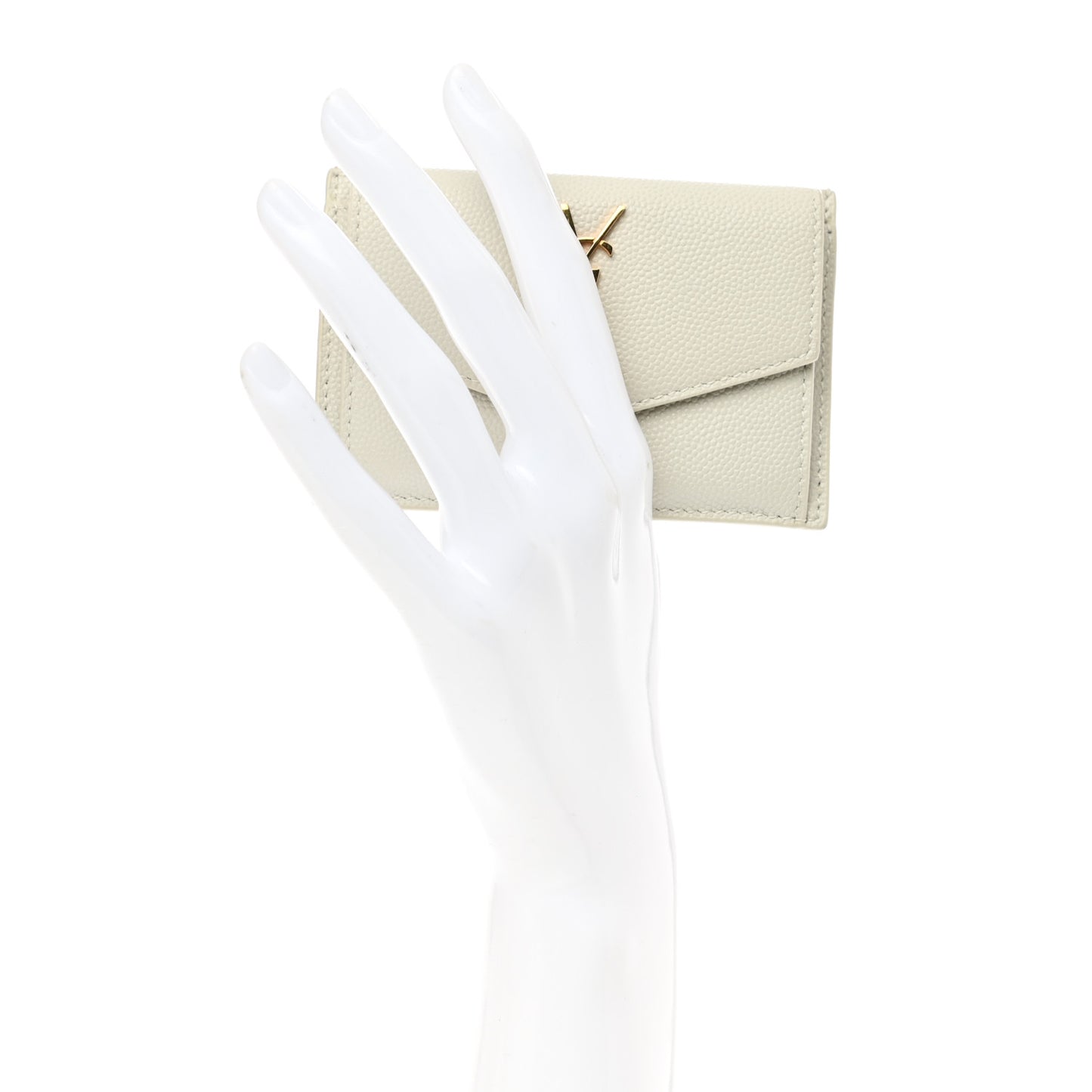Grain De Poudre Uptown Monogram Card Case Blanc Vintage
