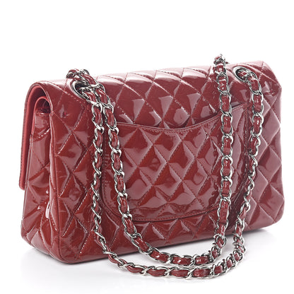 Chanel Patent Calfskin Quilted Medium Double Flap Red 3 of 14