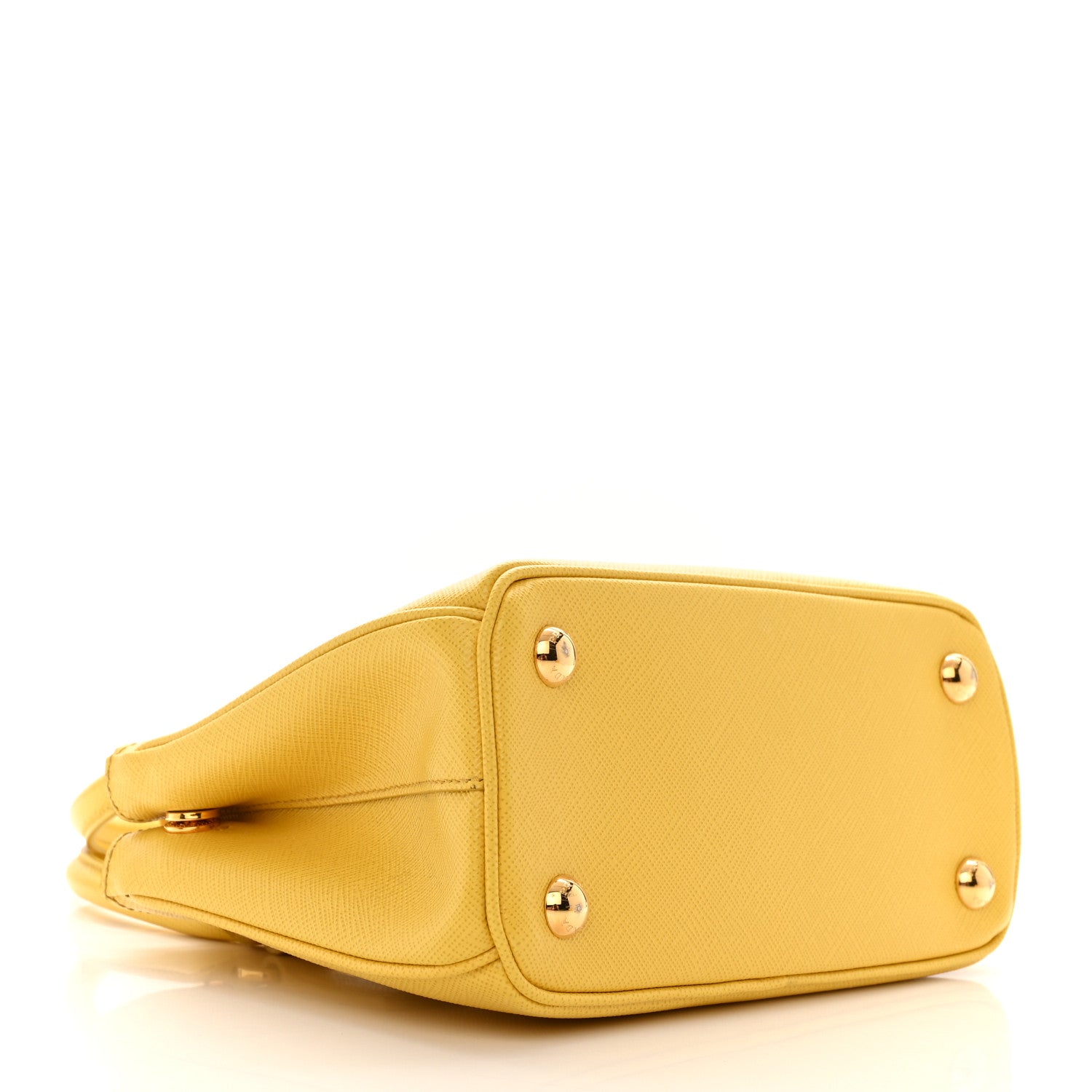 Prada Saffiano Lux Mini Galleria Double Zip Tote Soleil 4 of 10