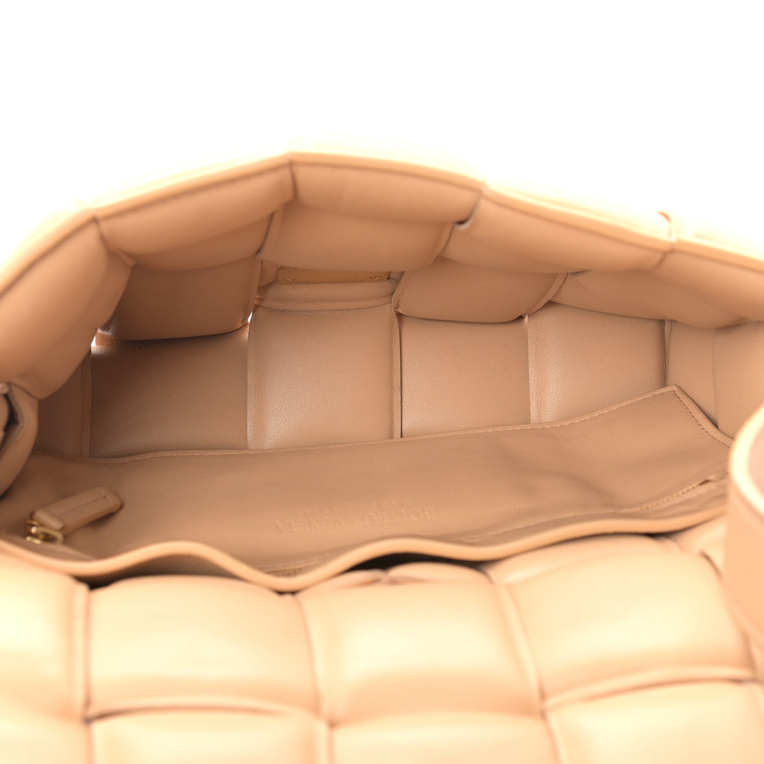 Bottega Veneta Nappa Maxi Intreccio Padded Cassette Crossbody Bag Almond 5 of 18