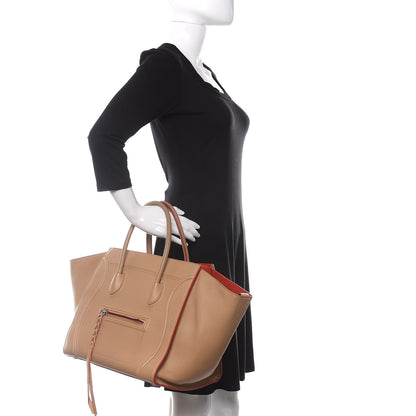 Celine Supple Calfskin Medium Phantom Luggage Camel 2 of 11