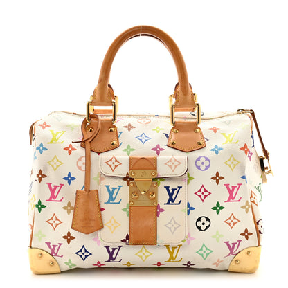 Louis Vuitton Monogram Multicolor Speedy 30 White 1 of 15