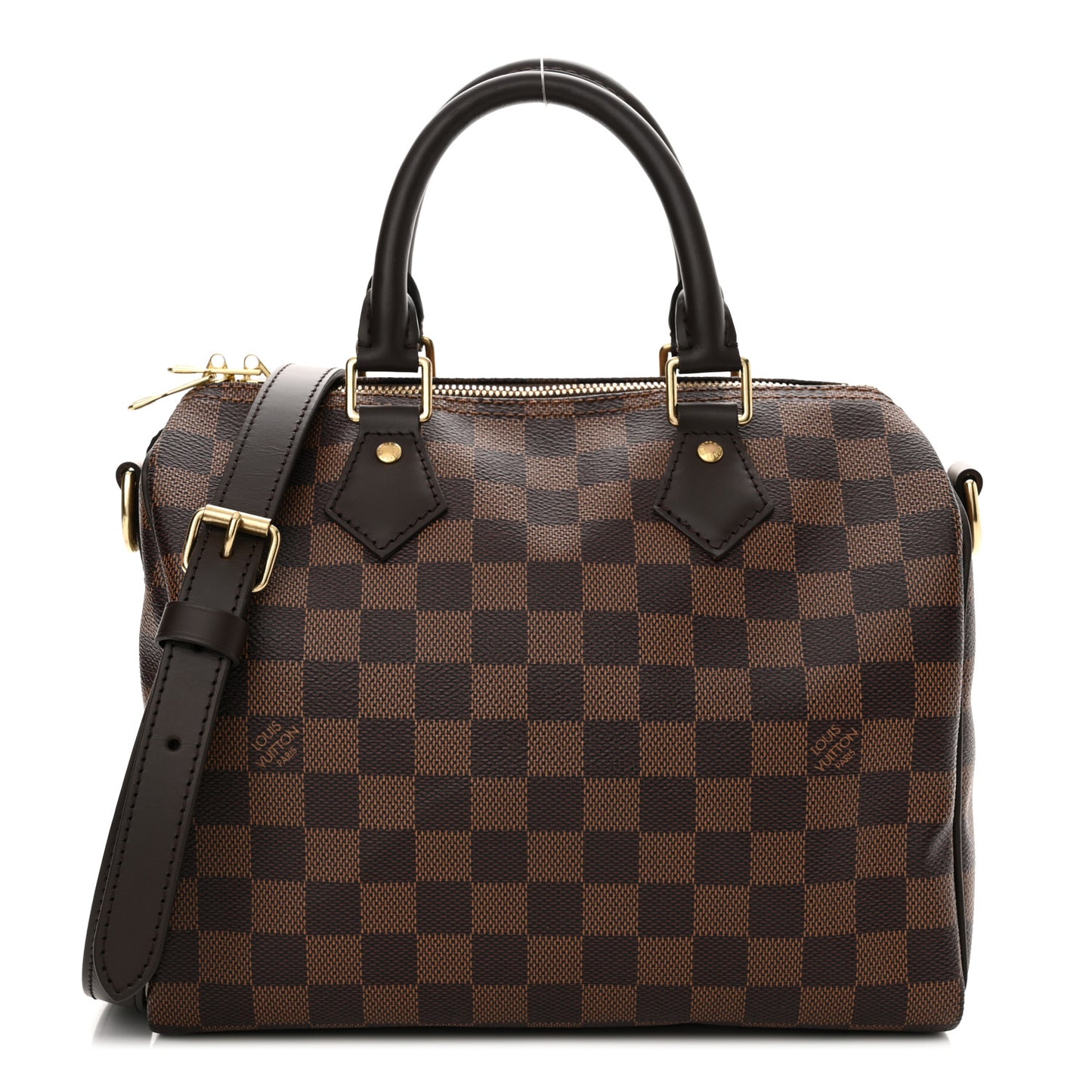 Damier Ebene Speedy Bandouliere 25