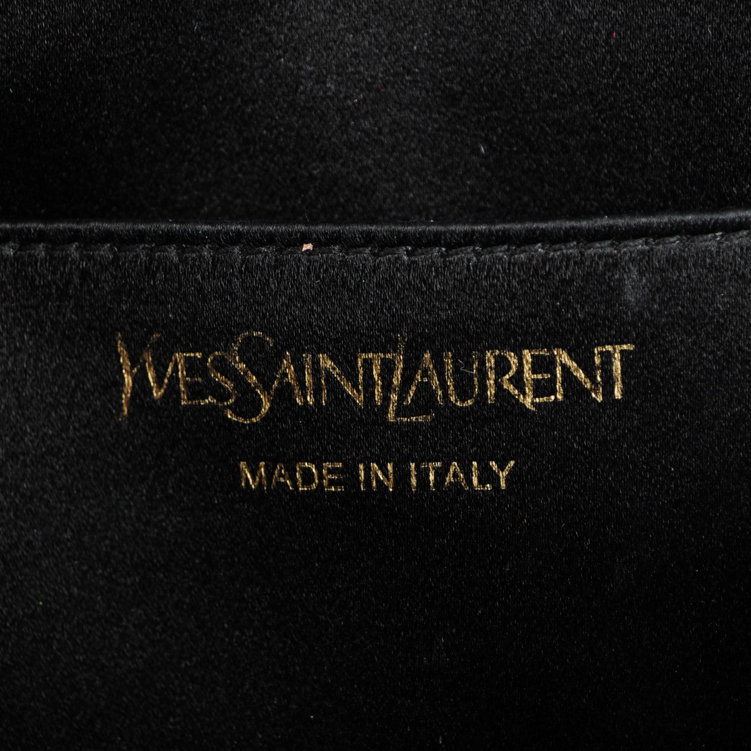 Saint Laurent Calfskin Monogram Large Belle De Jour Clutch Black 6 of 7