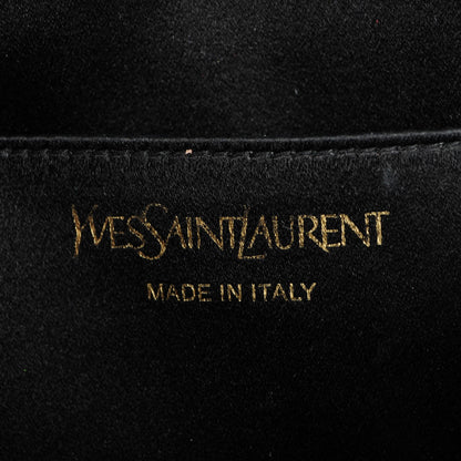 Saint Laurent Calfskin Monogram Large Belle De Jour Clutch Black 6 of 7
