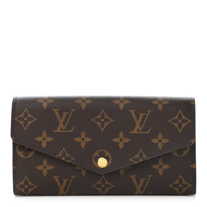 Louis Vuitton Monogram Sarah Wallet NM Rose Ballerine 1 of 7