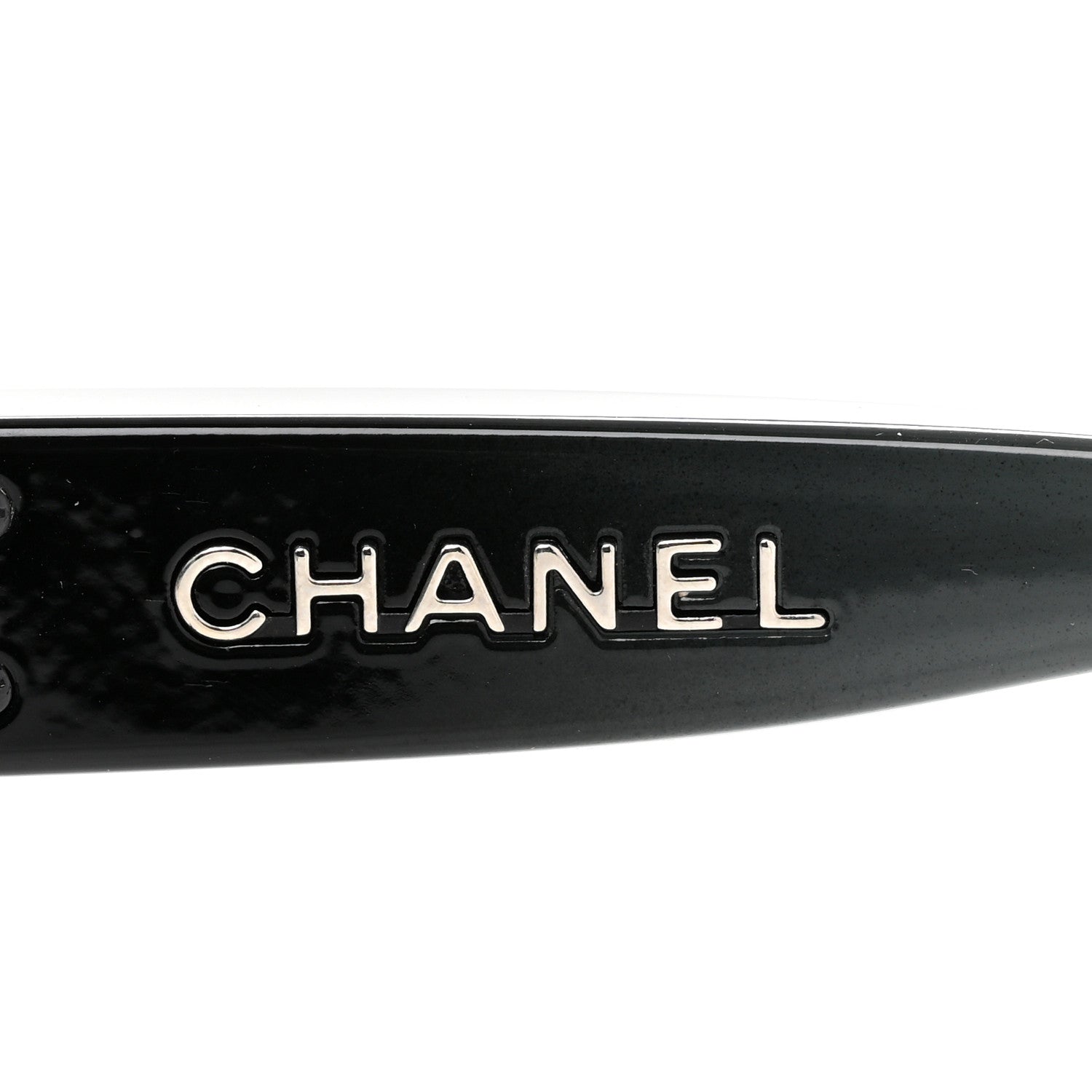 Chanel Logo Sunglasses 6035  Black Grey 5 of 10