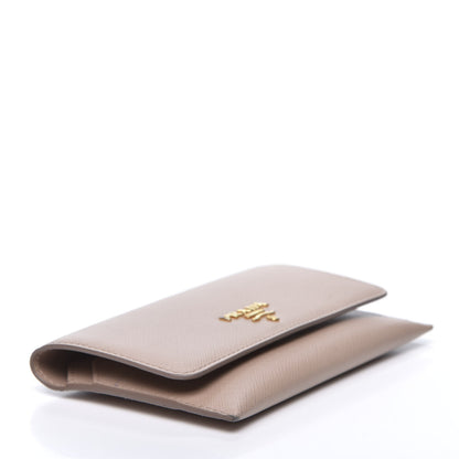 Prada Saffiano Metal Flap Card Holder Cammeo 3 of 16