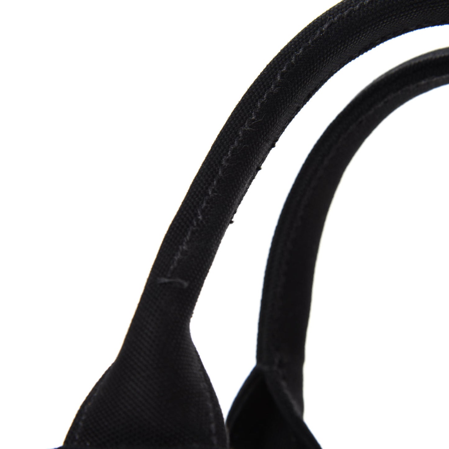 Wicker Canvas Shoulder Bag Naturale Black