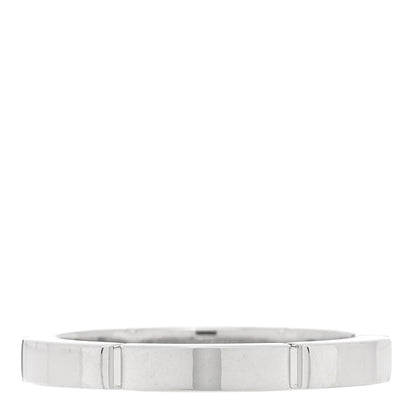 Cartier 18K White Gold Diamond Maillon Panthere Wedding Band Ring 49 5 3 of 4