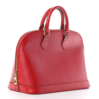 Louis Vuitton Epi Alma PM Castillan Red 3 of 10