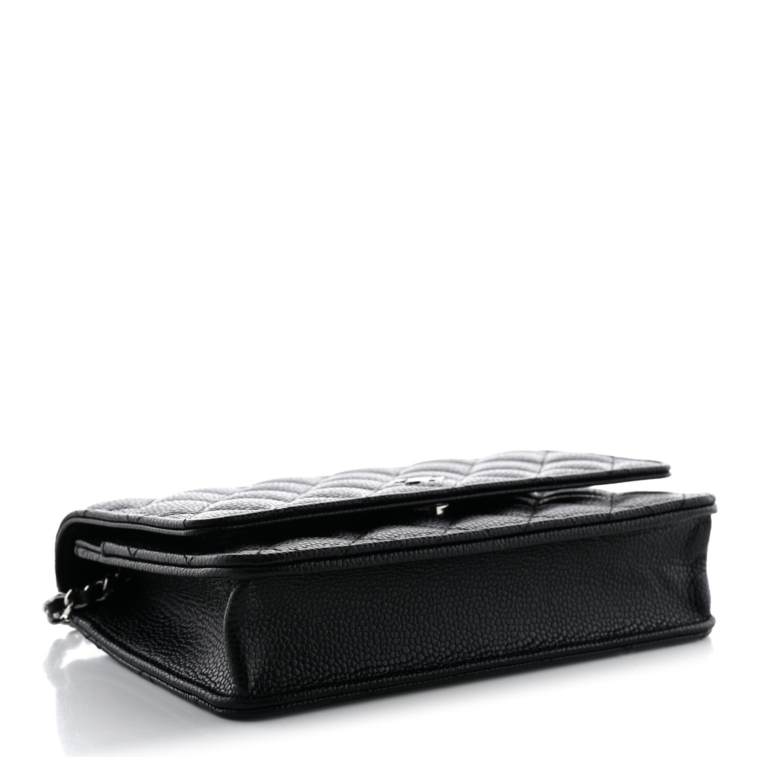 Chanel Caviar Quilted Wallet on Chain WOC Black 4 of 12