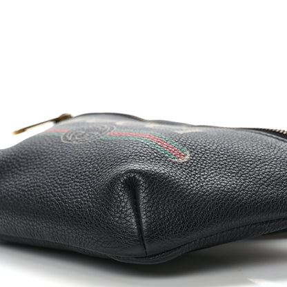 Gucci Grained Calfskin Small Logo Belt Bag Black 9 of 9