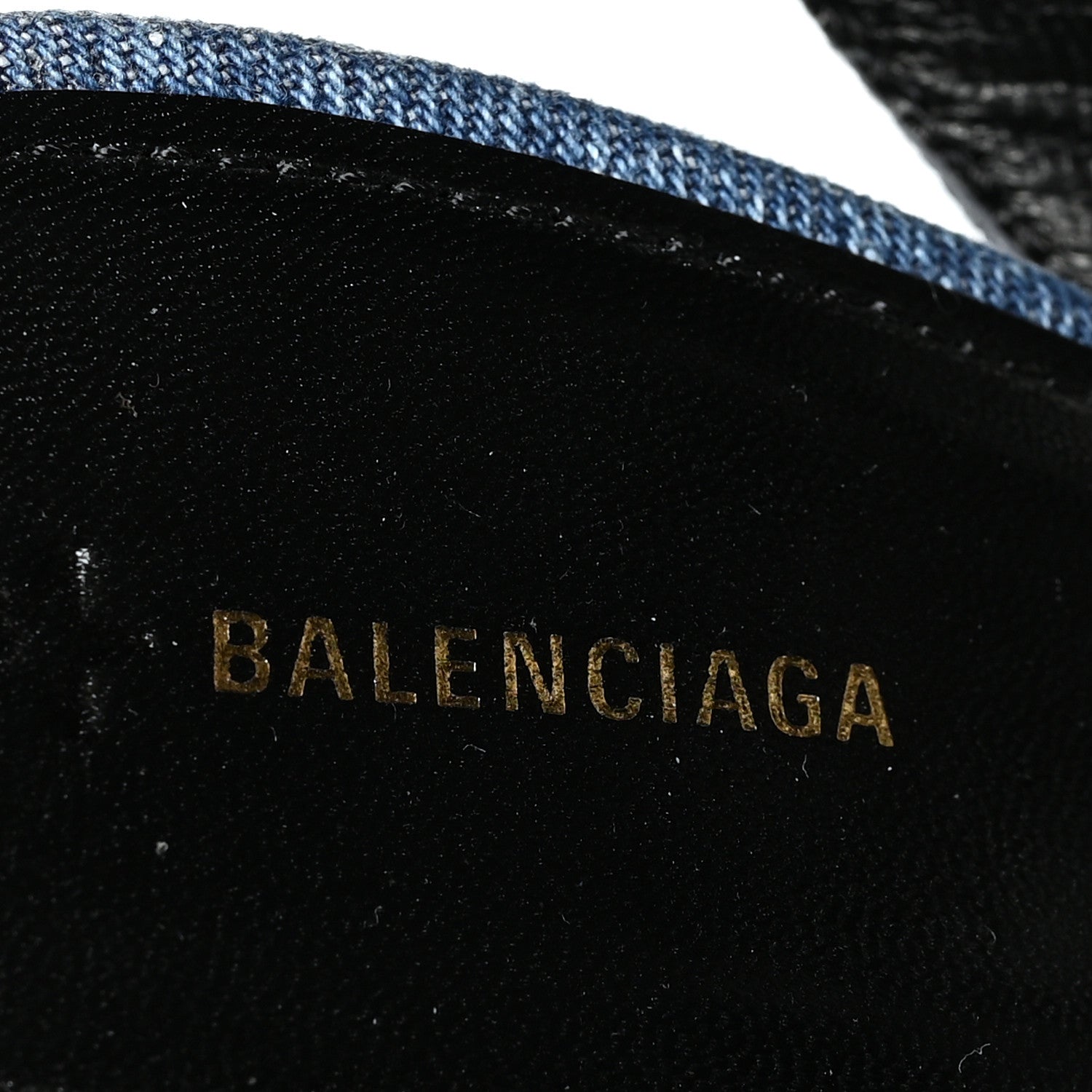 Balenciaga Denim Ankle Strap Round Heel Sandals 35 Bleu Clair 6 of 8