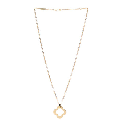 Van Cleef & Arpels 18K Yellow Gold Byzantine Alhambra Pendant Necklace 3 of 5