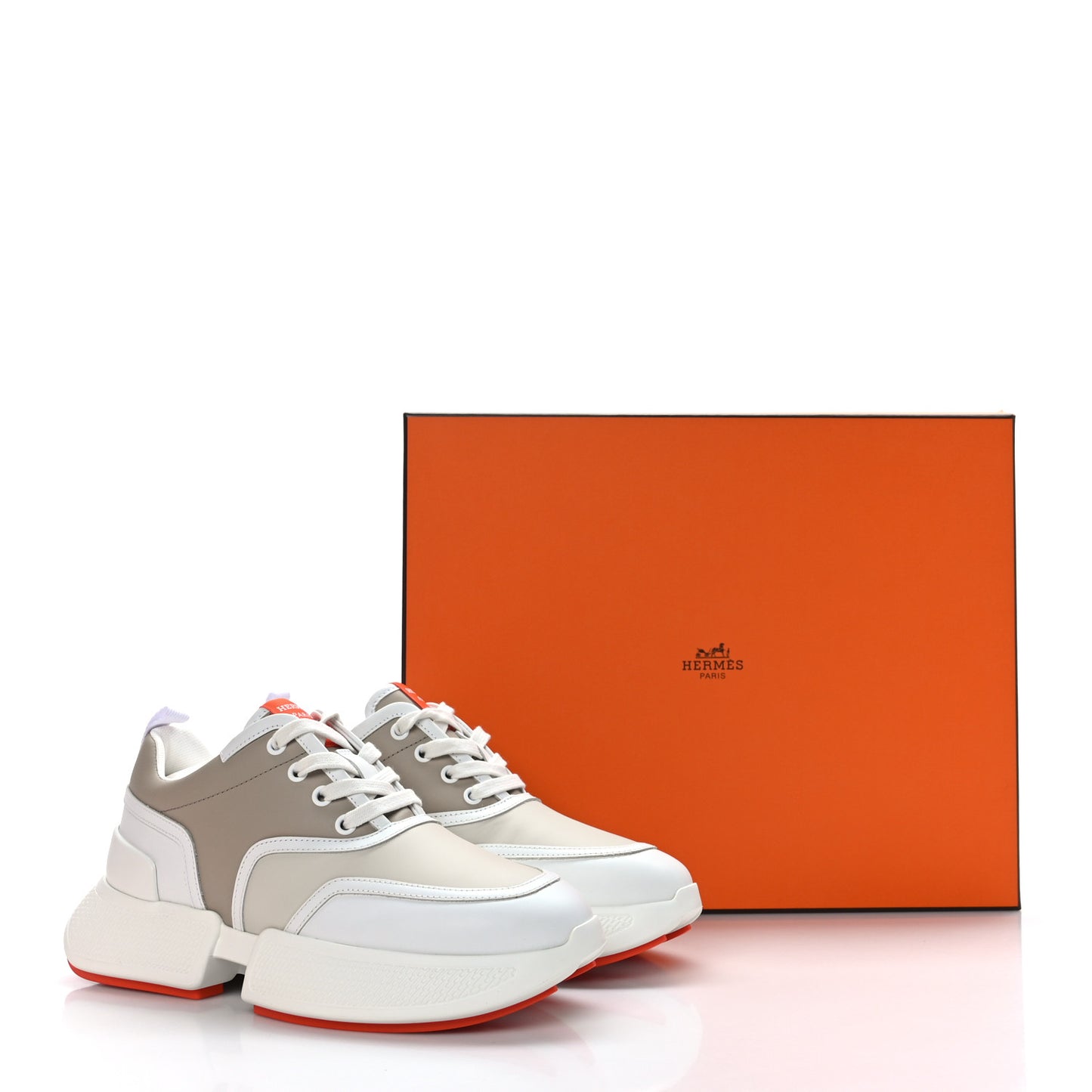 Calfskin Womens Giga Sneakers 37 Multicolor White Gomma