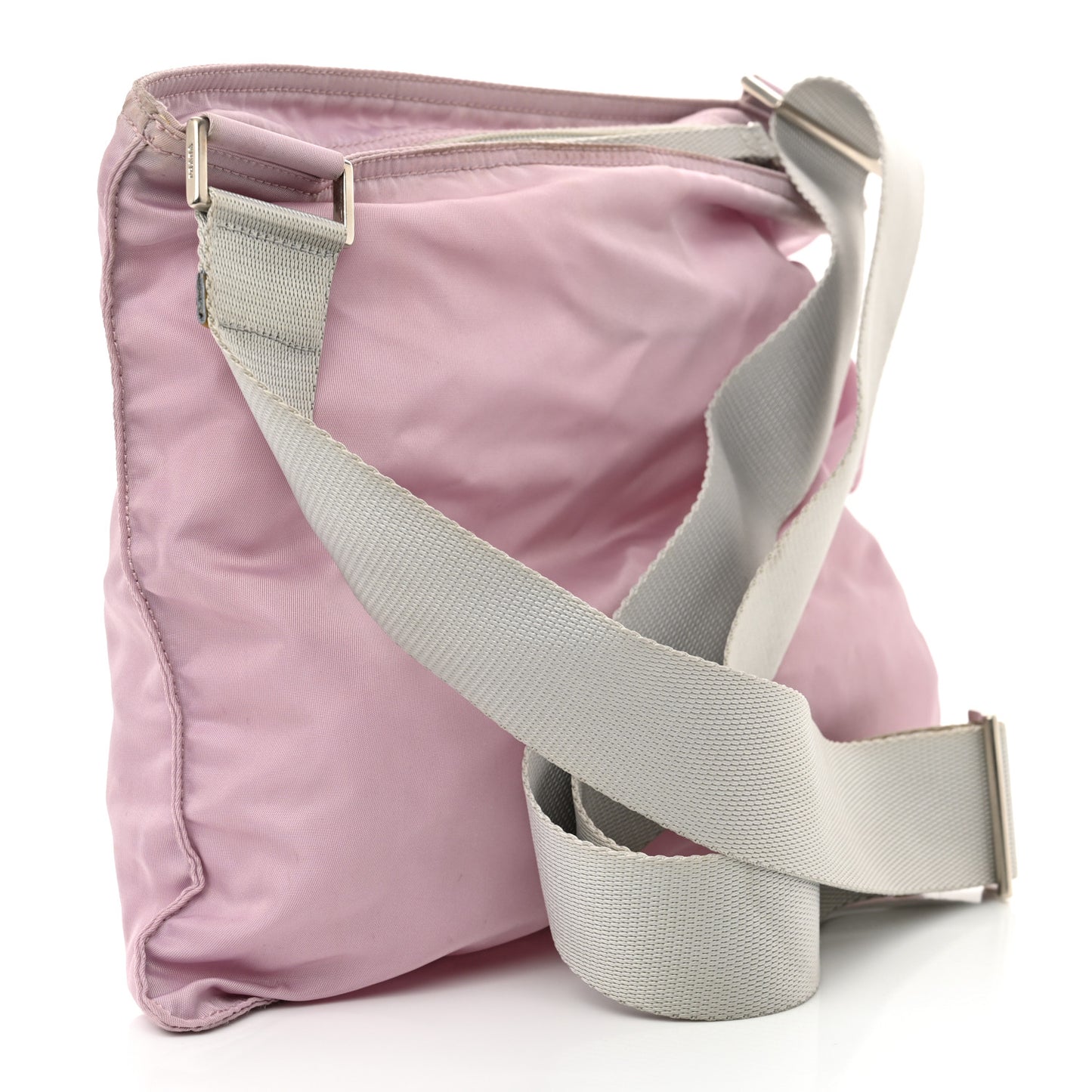 Nylon Vela Sport Flat Messenger Bag Rosa