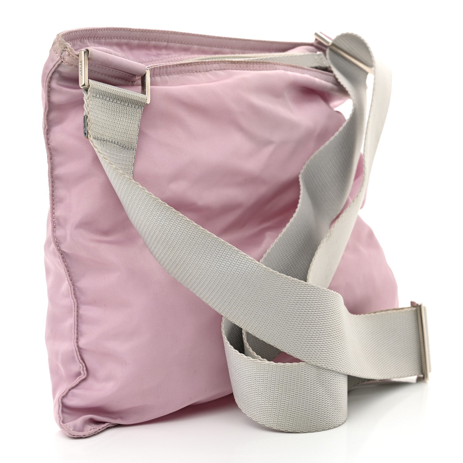 Prada Nylon Vela Sport Flat Messenger Bag Rosa 3 of 12