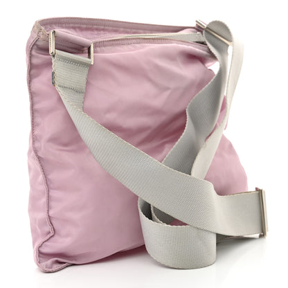 Prada Nylon Vela Sport Flat Messenger Bag Rosa 3 of 12