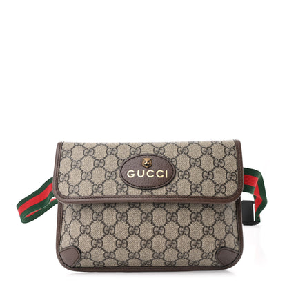 Gucci GG Supreme Monogram Neo Vintage Web Belt Bag Brown 1 of 10