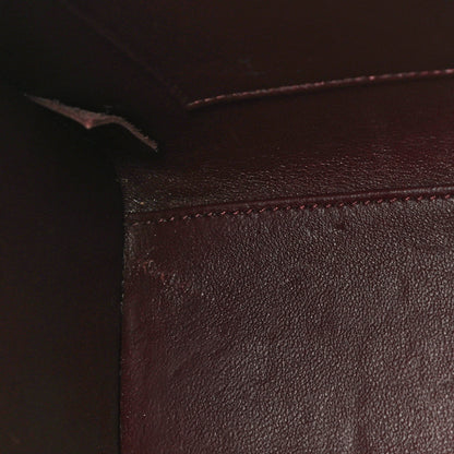 Celine Goatskin Nano Luggage Burgundy 10 of 13