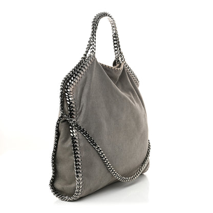 Stella McCartney Shaggy Deer Falabella Fold Over Tote Grey 3 of 13