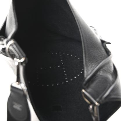 Hermes Taurillon Clemence Evelyne III GM Black 5 of 10