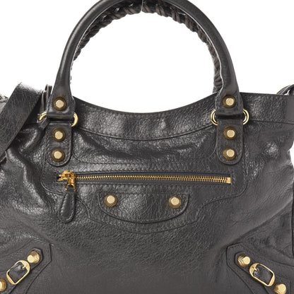 Balenciaga Agneau Giant 12 Gold Hardware Town Gris Fossile 12 of 12