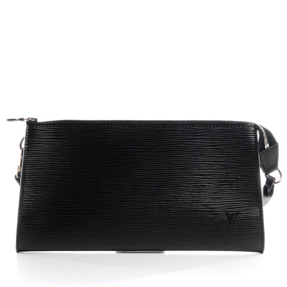 Louis Vuitton Epi Pochette Accessories 24 Black 3 of 8