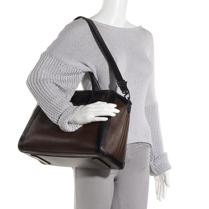 Givenchy Calfskin Medium Bi-Color Antigona Brown Black 2 of 12