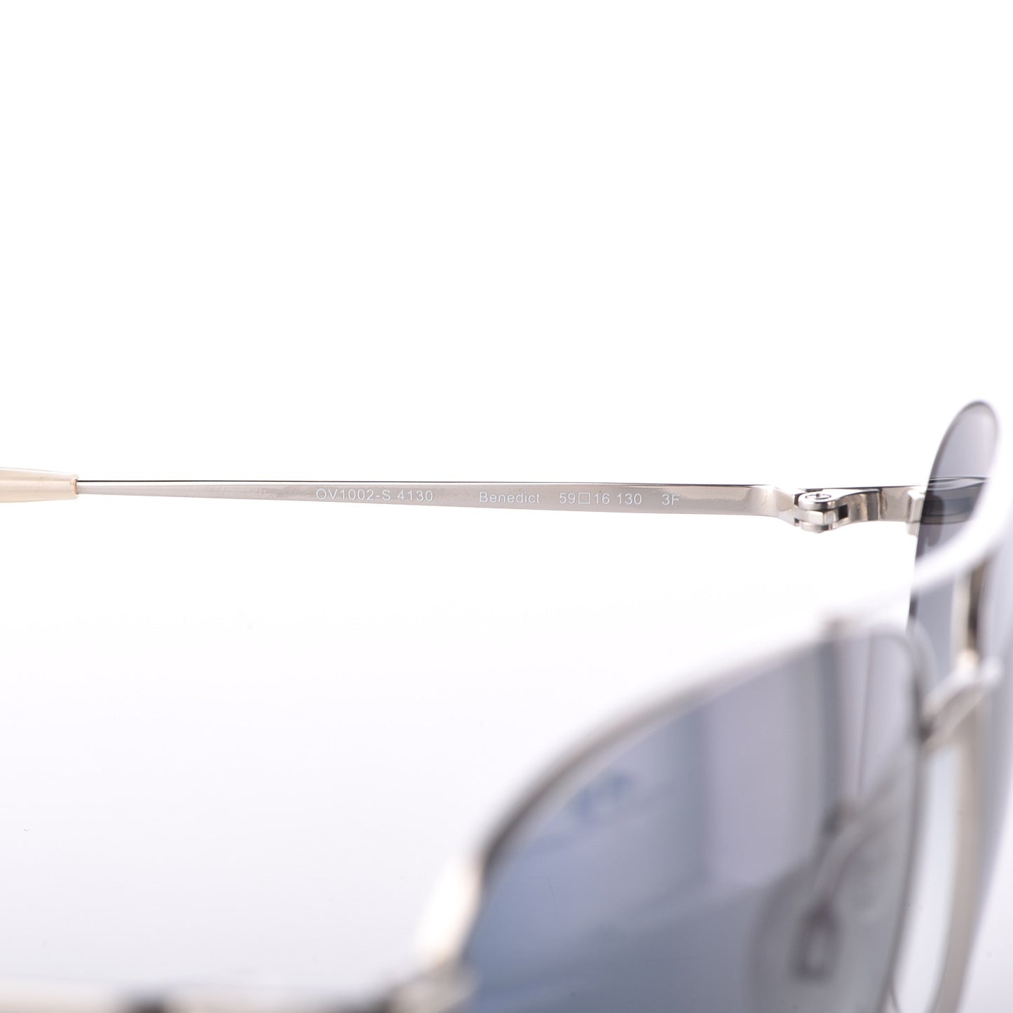 Benedict Aviator Sunglasses Silver